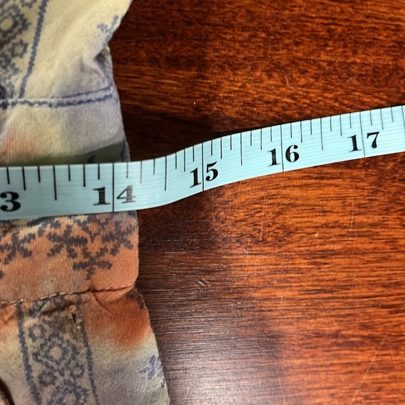 Womens Jumpsuit Tie Slip Straps Blue Snowflake Stripes Tie Dye Wide Leg Zip Back - Picture 14 of 16